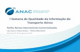 I Semana de Qualidade da Informação do Transporte Aéreo · São Paulo-SP, 29 de agosto de 2013 ... correlação com a evolução do RPK, ... –Quantidade de linhas do arquivo