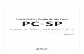 Polícia Civil do Estado de São Paulo PC-SP fileDADOS DA OBRA Título da obra: Polícia Civil do Estado de São Paulo - PC-SP Cargo: Agente de Telecomunicações Policial (Baseado
