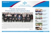 Pavão reassume Provedoria ... · Candura doa 324 litros de álcool para o Hospital. Santa Casa. 2017. 2017. MAIOR ...