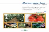 Bases Tecnológicas para o Cultivo de Tomate no Sistema de ... · Documentos 189 Bases Tecnológicas para o Cultivo de Tomate no Sistema de Produção TOMATEC® Rio de Janeiro, RJ