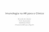 Imunologia na AR para o Clínico - reumatologiapr.com.brreumatologiapr.com.br/wp-content/uploads/2015/07/Imunologia-na-AR.pdfImunologia na AR para o Clínico Ricardo M. Xavier Prof.