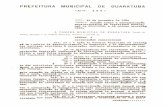 Impress.o de fax em p.gina inteira - camaraguaratuba.pr.gov.br · PREFEITURA MUNICIPAL DE 395- LEI N.o - GUARATUBA 23 de novenbro de 1984 SÜMULA aobre a reorganizaóo adalnigtratlva