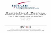 Base de Conhecimento - bstqb.org.br · Syllabus 2016br 16 de fevereiro de 2017 Traduzido e revisado pelo WG Traduções . Certified Tester CTAL-TAE Test Automation Engineer Versão