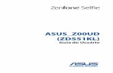 ASUS Z00UD (ZD551KL) · 3 Descarte correto Risco de Explosão se a Bateria for Substituída por um Tipo Incorreto. Descarte de Baterias Usadas de Acordo com as Instruções.