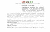 Florianópolis, 00 de junho de 1997 - documentos.mpsc.mp.br · código-fonte documentado, arquivos binários e executáveis e artefatos referentes às atividades de projeto, codificação