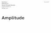 Amplitude - veracortes.com · se «almost» no primeiro grupo de 26 linhas e «empty» no segundo. The alphabet as a means of marking out the space. Lines drawn with floor marking