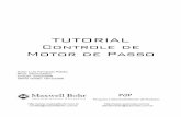 TUTORIAL Controle de Motor de Passo - maxwellbohr.com.br · 1 − Introdução Esse tutorial abordará a confecção de uma placa para o controle de um motor de passo e a programação