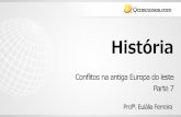 História - qcon-assets-production.s3.amazonaws.com · Conflitos na antiga Europa do leste Política externa participação no bloco dos “Não Alinhados” proposto na Conferência