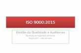 ISO 9000:2015 - esac.pt Março 2017_grande.pdf · ISO 9000:2015 Gestão da Qualidade e Auditorias Mestrado em Engenharia Alimentar Março 2017 –João Noronha