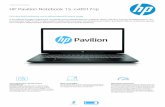 HP Pavilion Notebook 15-cx0017np · A vida útil da bateria depende de vários fatores, incluindo o modelo do produto, configuração, aplicações carregadas, funcionalidades, utilização,