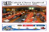 RESULTADOS DE LA SEXTA RONDA - calviafestival.com · Viskelis, Darius Kolotilina, Liudmila 1.e4 c5 2. f3 c6 3. b5 d6 4.0-0 d7 5.c3 f6 6. e1 a6 7. f1 g4 8.h3 xf3 9.ˆxf3 g6 10.b3 g7