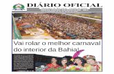 Diário Oficial de Barreiras - nº 873 · 3 Barreiras - Bahia - edição 873, quinta-feira, 19 de fevereiro de 2009 ANO 4 rã Confira as atrações que farão a festa do Carnaval