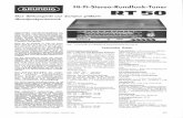 jogis-roehrenbude.dejogis-roehrenbude.de/Oldies/RT50/Beschreibung.pdf · Hi-Fi-Stereo-Rundfunk-Tuner 50 Spitzengepät Cupopas gpöþtem High-Fidelity und HF-Stereophonie be- stimmen
