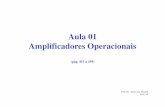 Aula 01 Amplificadores Operacionais - pucsp.brelo2eng/Aula_01_DCE4_2012.pdf · Figura 12.35: Circuito amplificador diferencial básico. +-Slide 5. Figura 13.5: Saída com terminação