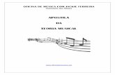APOSTILA DA TEORIA MUSICAL - oficinademusica.orgoficinademusica.org/wp-content/uploads/2016/07/ApostilaTeoriaMusical... · 2 3 4 4 4 4 O número superior (numerador) indica quantos