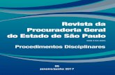 Revista da Procuradoria Geral do Estado de São Paulo · Disciplinares, ao ensejo da entrada em vigor da Lei Complementar Estadual no 1.183, de 30 de agosto de 2012. De minha parte,