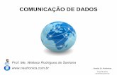 COMUNICAÇÃO DE DADOS - neutronica.com.br file5/192 Prof. Me. Wallace Rodrigues de Santana Objetivo Geral Apresentar ao aluno as características fundamentais da transmissão de dados