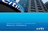 Relatório de Ouvidoria – 1º semestre 2016 Banco Citibank · redução de 5% no comparativo com o semestre anterior. Perﬁ l dos Clientes 99,7% dos clientes que demandaram atendimento