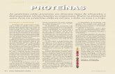 Dossiê Proteínas PROTEÍNAS - revista-fi.com.br · minais, é a reação da proteína com fenilisocianato, ou fenilisotiocianato, que possibilitam por métodos brandos a remoção
