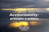Apresentação do PowerPoint - cneg.org¢nia Marques Mesa Accountability_0.pdf · Uma história de amor e relógios Um carioca no Amazonas – escuridão no meio do rio Um relógio