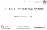 INF 1771 Inteligência Artificial - baffasoft.com.brbaffasoft.com.br/site/wp-content/uploads/2015/09/IA_Aula_05_Busca...INF 1771 –Inteligência Artificial Aula 05 –Busca Local