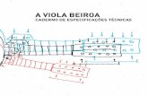 A VIOLA BEIROA · mente uma quinta abaixo da Guitarra Portuguesa de Lisboa, sendo que a quinta ordem é uma segunda maior acima e as requintas são a mesma nota que a sexta ordem