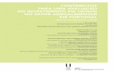 CONTRIBUTOS PARA UMA AVALIAÇÃO DO INVESTIMENTO EM … · de Lisboa, 2015 - Abstract UD15 Periphery and Promise, 4th PhD In Design Forum Universidade do Porto, 2015 - Artigo 2º