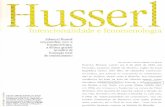 Inte cionalidade e ferlOI eI10 · Edmund Husserl empreendeu, com a fenomenologia, a ultima grande tentativa de funda~ao total do conhecimento eI10 ()gl~l EDMUND HUSSERL NASCEU em