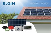 ENERGIA SOLAR - portaldeapoio.elgin.com.br · ENERGIA SOLAR INVERSOR SOLAR O Inversor Solar Fotovoltaico ELGIN para conexão na rede (On-Grid) tem a função de converter a energia