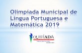 Olimpíada Municipal de Língua Portuguesa e Matemática 2019ead.bauru.sp.gov.br/efront/www/content/lessons/83/1º ENCONTRO 20 02... · interpretação de texto (4º ano). A prova