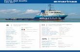 Perla del Golfo - Marinsamarinsa.com.mx/wp-content/uploads/2018/11/Perla-del-Golfo.pdf · Perla del Golfo PSV DP1 Volúmen para bombeo diésel / Fuel oil transfer: 197 m3 / 52,047