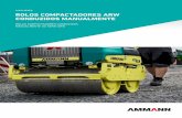 MACHINES ROLOS COMPACTADORES ARW CONDUZIDOS …O rolo compactador permite a aplicação tanto na subestrutura quanto em pavimentos asfálticos. Os pesos ajustáveis de rotação para