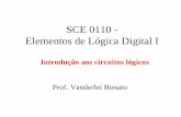 SCE 0110 - Elementos de Lógica Digital Iwiki.icmc.usp.br/images/3/3d/Aula_2_-_logic2_chapter2...relações na álgebra de conjuntos • Na algebra Booleana (B) há somente dois valores