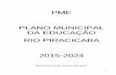 PME PLANO MUNICIPAL DA EDUCAÇÃO RIO PIRACICABA 2015 … decenal da... · 5º ano 22= 16% 61= 45% 52= 39% 135 Fonte: Secretaria Municipal de Educação, ... 9º ano Proeb/MG 2011/2013,