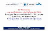 Workshop ISO IEC 17025 - 8 - Requisitos do sistema de gestãoinmetro.gov.br/credenciamento/eventos-cgcre/13-14... · 8 Requisitos do sistema de gestão. ISO/IEC 17025:2017 8 Requisitos