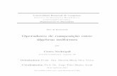 Operadores de composição entre - IME-USPdanim/Tese-Cicero.pdf · Resumo Neste trabalho, proamosv áriosv teoremas relacionados a operadores de composição entre álgebras de Banach