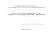 ANÁLISE TEÓRICO-EXPERIMENTAL DE UM …Resumo CANTARUTTI, B. R. (2011), Análise Teórico-Experimental de um Sistema de Refrigeração por Absorção de Simples Efeito Utilizando