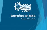 Matemática no ENEM · Um pouco sobre a TRI –O que é TRI é o algoritmo escolhido pelo MEC para gerar as notas do ENEM. Ele analisa seus acertos de acordo com uma coerência esperada