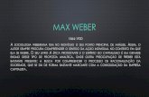 Max weber - Curso DACMAX WEBER 1864-1920 A SOCIOLOGIA WEBERIANA TEM NO INDIVÍDUO O SEU PONTO PRINCIPAL DE ANÁLISE. ASSIM, O AUTOR SEMPRE PROCURA COMPREENDER O SENTIDO DA AÇÃO INDIVIDUAL