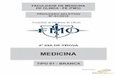 FACULDADE DE MEDICINA DE OLINDA - PE (FMO) · 2019-01-06 · 1º PROCESSO SELETIVO 2019 – FACULDADE DE MEDICINA DE OLINDA – PE (FMO) CURSO: MEDICINA (BACHARELADO) PROVA II –