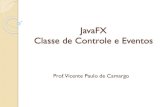 JavaFX Classe de Controle e Eventos · Classe de Controle e Eventos Crie o projeto JavaFX com o nome SceneBuilderExemplo. Com o projeto SceneBuilderExemplo aberto no Eclipse, crie
