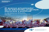 El avance privatizador en la educación uruguaya...La definición es de Adriana Puiggrós (1995), Volver a educar. El desafío de la enseñanza argentina a finales del siglo XX, Buenos