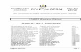 BOLETIM GERAL - Pará...Polícia Militar do Pará Comando Geral Ajudância Geral BOLETIM GERAL Belém – Pará 27 MAIO 99 BG nº 100 Para conhecimento dos Órgãos subordinados e