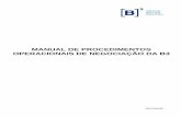 Manual de procedimentos operacionais de …...MANUAL DE PROCEDIMENTOS OPERACIONAIS DA B3 TÍTULO II – AMBIENTE DE NEGOCIAÇÃO versão (08/04/2019) 10/143 III - comitente autorizado