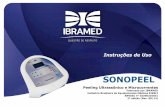 SONOPEEL - SmartBR · 2019-07-22 · do Peeling ultrassônico e Microcorrentes SONOPEEL. Consulte literatura adequada para obter informações adicionais sobre o uso do Peeling ultrassônico