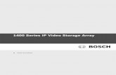 1400 Series IP Video Storage Array - Bosch Security and ...resource.boschsecurity.com/documents/Installation_Manual_ptPT... · 3.8.1 Falha na fonte de alimentação 20 3.9 Encaminhamento