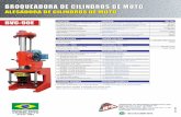 Broqueadora de Cilindros de Moto - Modelo BROQUEADORA DE CILINDROS DE MOTO ALESADORA DE CILINDROS DE