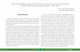 NÃO INDÍGENAS, MAS NÃO IGUAIS: A POLÍTICA DE …universidadetuiuti.utp.br/historia/Tcc/rev_hist_8/pdf_8/art_9.pdf · Monografias - Universidade Tuiuti do Paraná | 364 História
