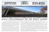 Município lança edital de qualificação para contratação de OS … · 2019-12-12 · 3 Rio das Ostras - Edição Nº 1027 - 25 de Março de 2019 ATOS do EXECUTIVO GABINETE DO
