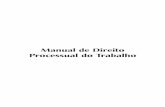 Manual de Direito Processual do Trabalho · 2019-01-29 · MAURO SCHIAVI Juiz Titular da 19a Vara do Trabalho de São Paulo. Mestre e Doutor em Direito das Relações Sociais pela